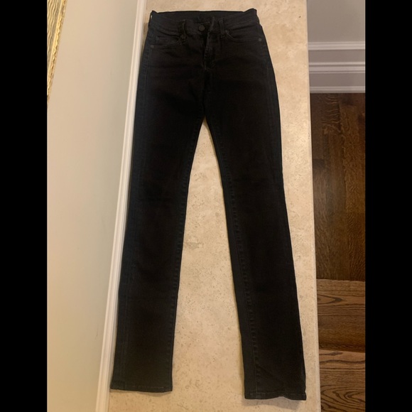7 Black Jeans with Embellished Back Pockets size25 - Picture 3 of 5